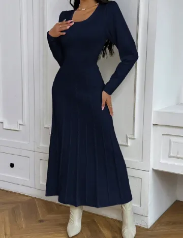 Rochie lunga SHEIN, bleumarin Albastru