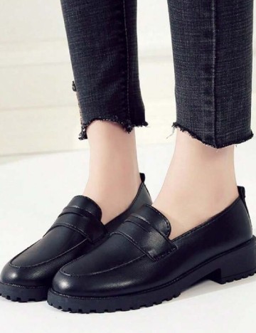 Mocasini SHEIN, negru