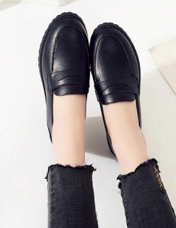 Mocasini SHEIN, negru