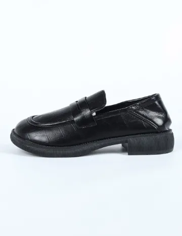 Mocasini SHEIN, negru Negru