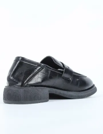 Mocasini SHEIN, negru Negru