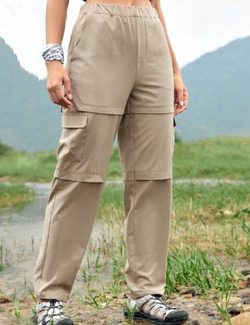 Pantaloni Inmy Nature, maro