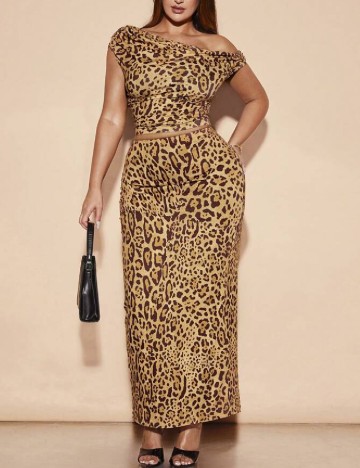 Compleu SHEIN CURVE, animal print