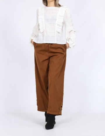 Pantaloni SHEIN, maro