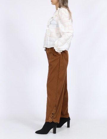 Pantaloni SHEIN, maro