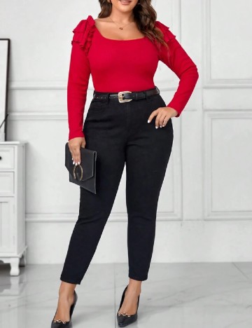 Bluza SHEIN CURVE, rosu