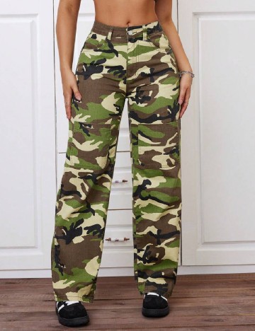 Pantaloni SHEIN, army