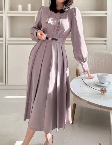 Rochie medie Dazy, mov