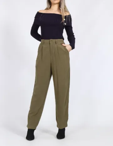 Pantaloni SHEIN, verde Verde