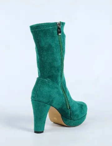 Botine SHEIN, verde Verde