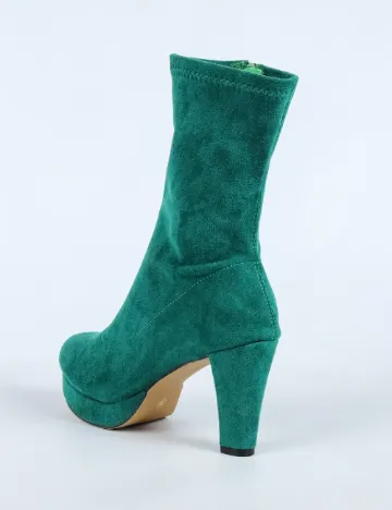 Botine SHEIN, verde Verde