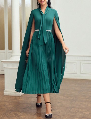 Rochie lunga MOTF, verde