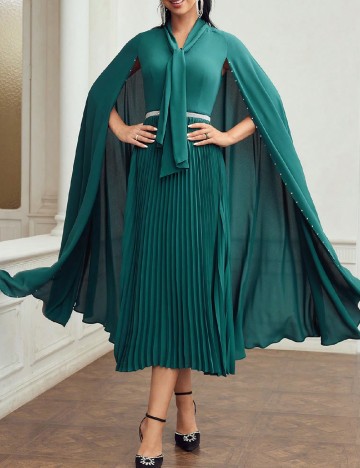 Rochie lunga MOTF, verde