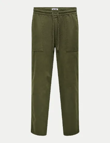 Pantaloni Only, verde Verde