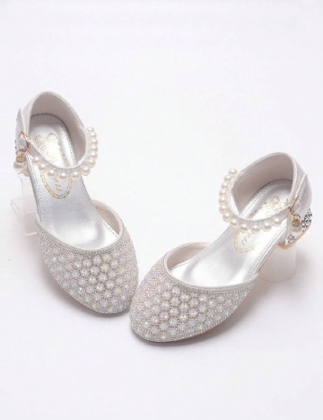 Pantofi Shein Kids, argintiu