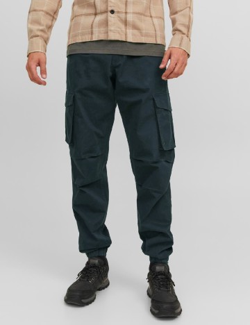 Pantaloni Jack&Jones, turcoaz