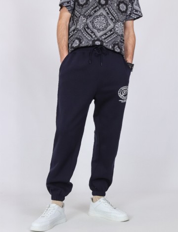 Pantaloni Jack&Jones, bleumarin