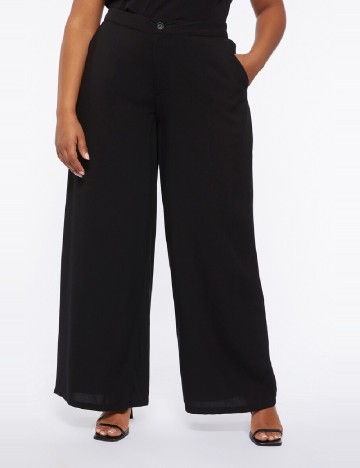 Pantaloni Fiorella Rubino, negru