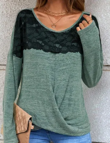 Bluza SHEIN, verde Verde