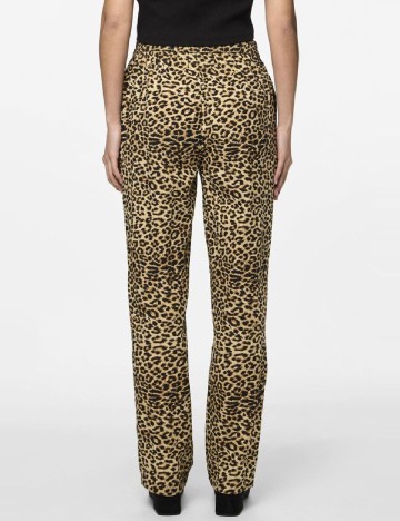 Pantaloni Pieces, animal print