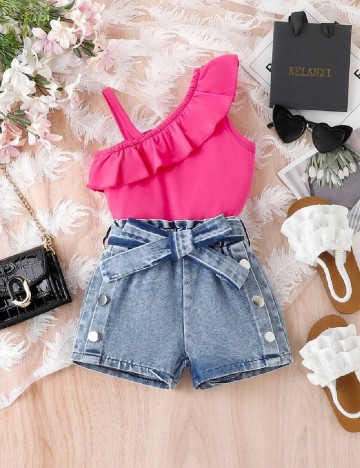 Compleu Shein Kids, mix culori