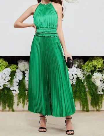 Rochie lunga MOTF, verde Verde