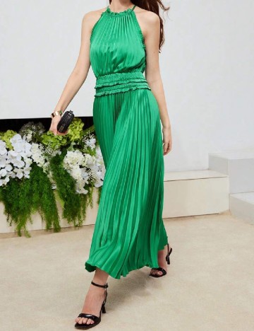 Rochie lunga MOTF, verde