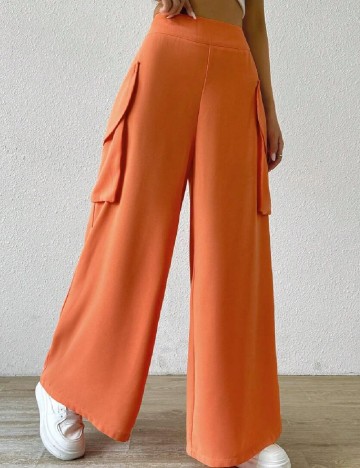 Pantaloni SHEIN, portocaliu