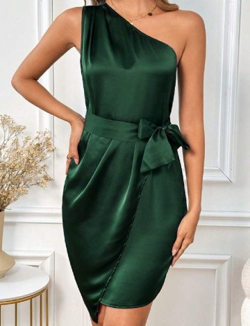 Rochie scurta SHEIN, verde