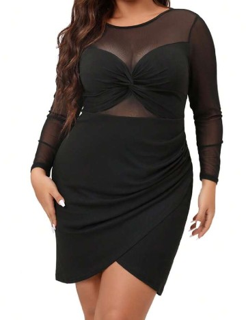 Rochie scurta SHEIN CURVE, negru