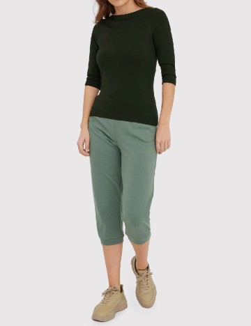 Bluza Vero Moda, verde inchis