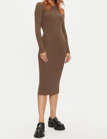 Rochie medie Vero Moda, maro Maro