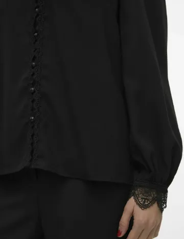 Camasa Vero Moda, negru Negru