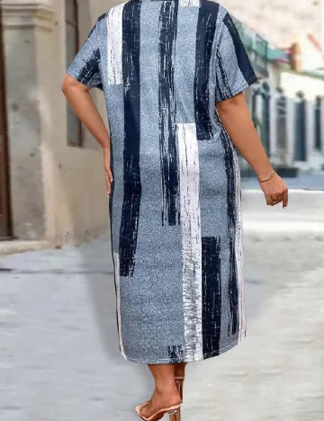 Rochie lunga SHEIN CURVE, albastru