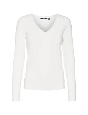 Bluza Vero Moda, alb Alb