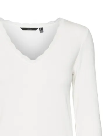 Bluza Vero Moda, alb Alb