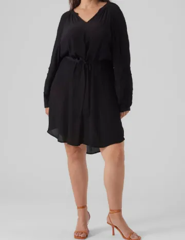 Rochie scurta Vero Moda Curve, negru Negru