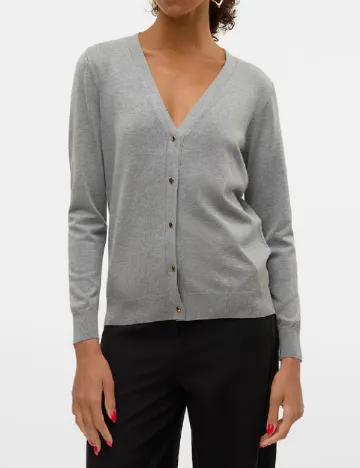 Cardigan Vero Moda, gri Gri