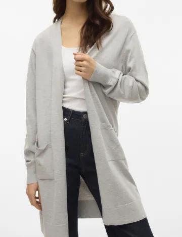 Cardigan Vero Moda, gri Gri