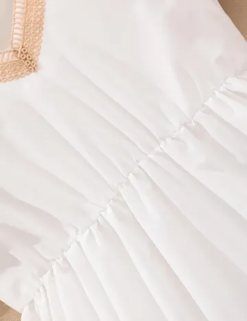 Rochie Shein Kids, alb Alb