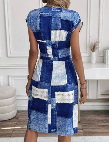 Rochie medie SHEIN, albastru