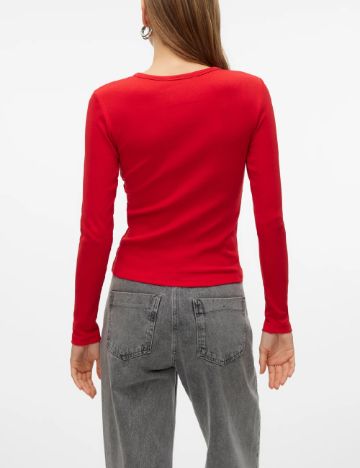 Bluza Vero Moda, rosu