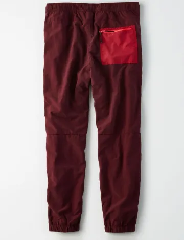 Pantaloni American Eagle, visiniu Rosu