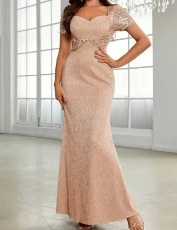 Rochie lunga SHEIN, crem