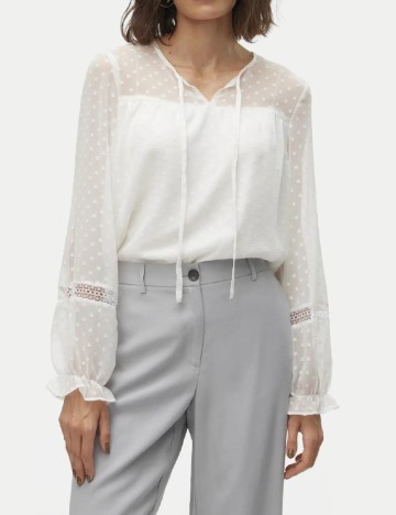 Bluza Vero Moda, alb