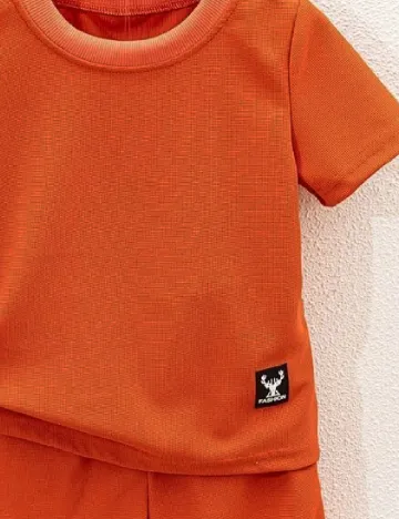 Compleu Shein Kids, portocaliu