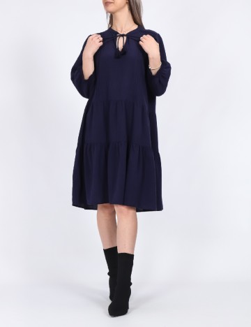 Rochie scurta Vero Moda, bleumarin inchis