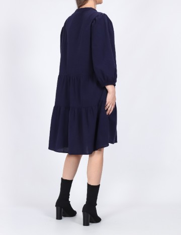 Rochie scurta Vero Moda, bleumarin inchis