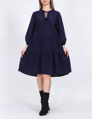 Rochie scurta Vero Moda, bleumarin inchis