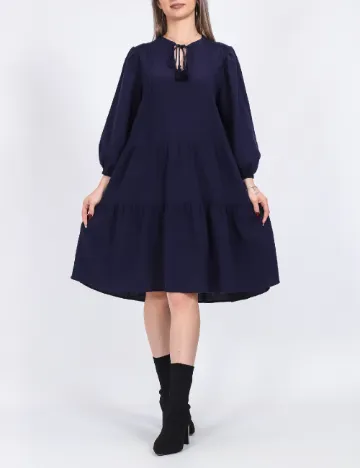 Rochie scurta Vero Moda, bleumarin inchis Albastru